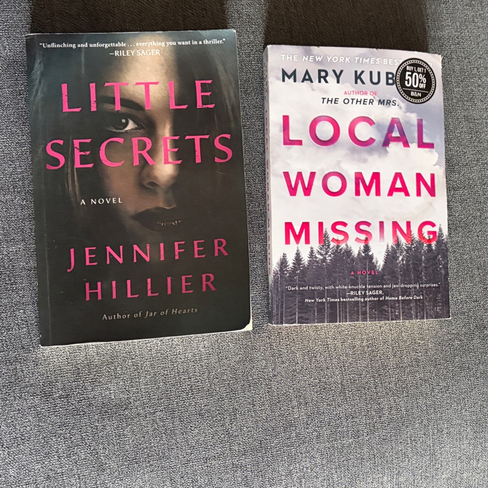 Little Secrets and Local Woman Missing Books